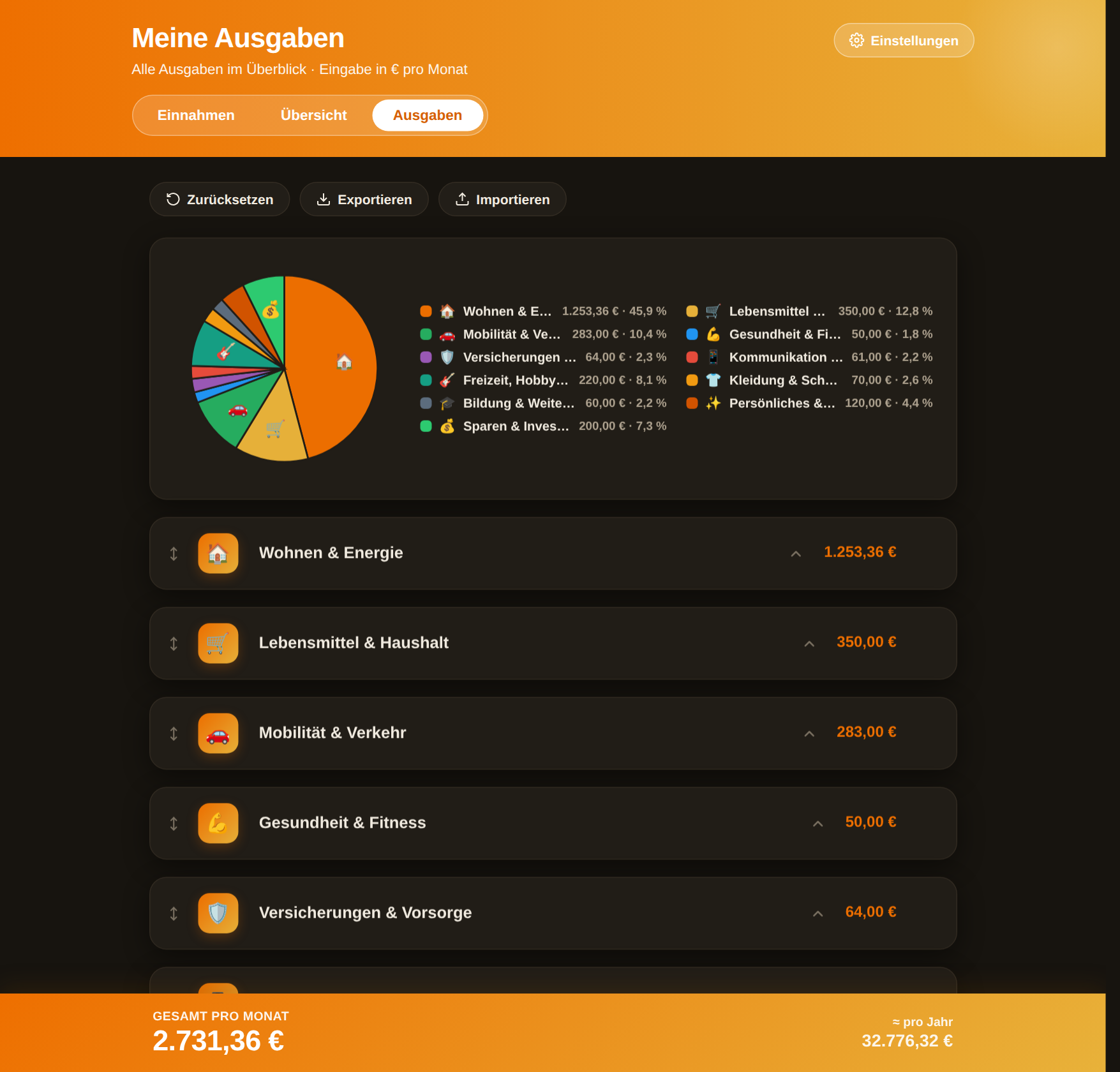 Money Planner Vorschau